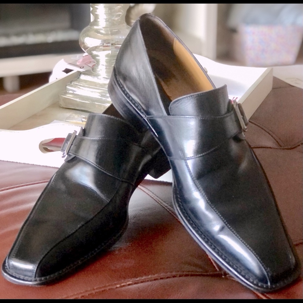 MEZLAN Penza Monk Strap Shoes